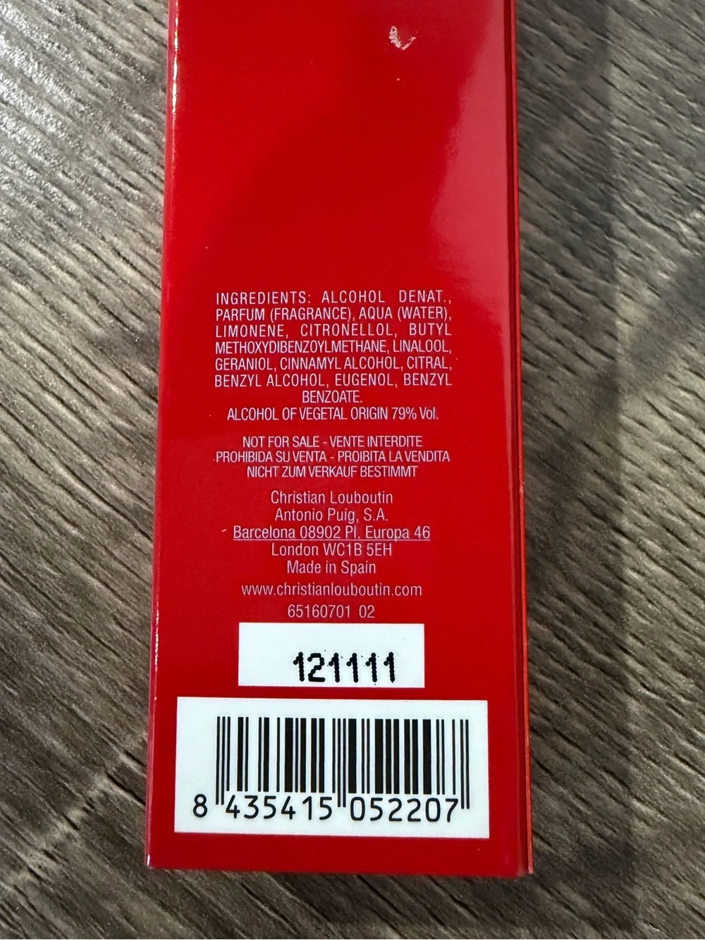 Christian Louboutin LOUBIFUNK EDP 4 ml NEW
